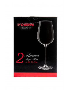 Cerve set di 6 grande nero in vetro bicchiere di vino rosso calice gin vetro 530 ml capacità 