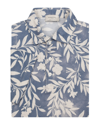 Polo stampa tropicale Brooksfield